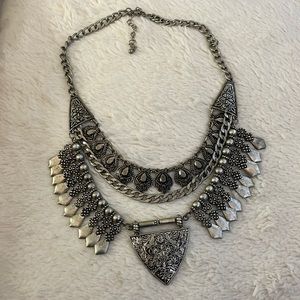 Cute silver necklace